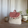 Sac a Dos Creche Fille - Ecru Marsala